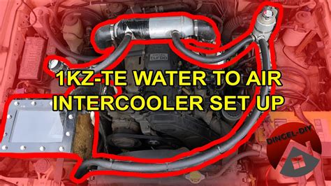 DIY 1KZ-TE Water to Air Intercoler Set-up | Toyota Hilux - YouTube