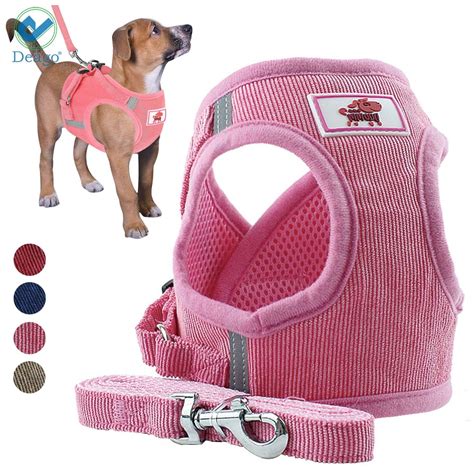 Deago No Pull Dog Pet Harness With Leash Reflective Soft No Choke Easy ...