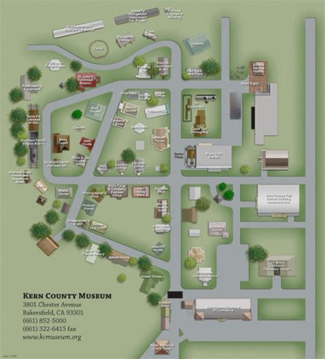 Kern County Museum Map - near Bakersfield CA • mappery