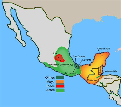 Mesoamerica Map Regions