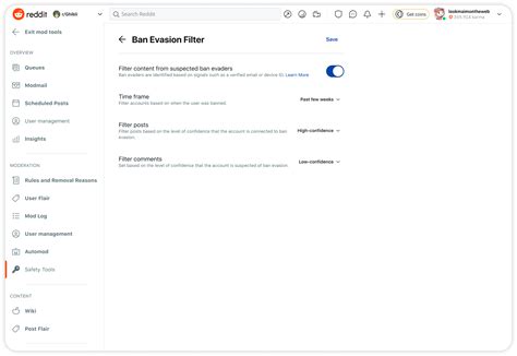 Ban Evasion Filter – Reddit Help