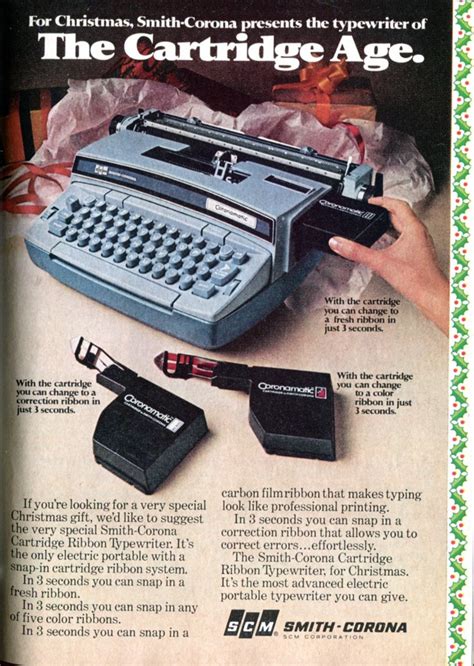 1974 Smith-Corona Typewriter Advertisement Readers Digest … | Flickr