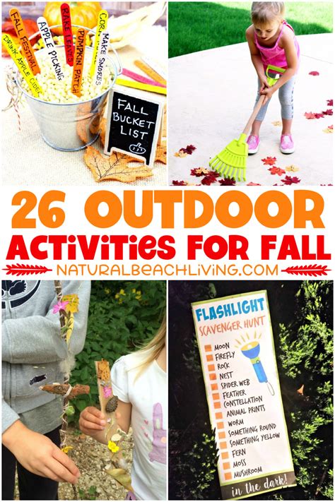 26+ Fall Outdoor Activities for Kids - Natural Beach Living