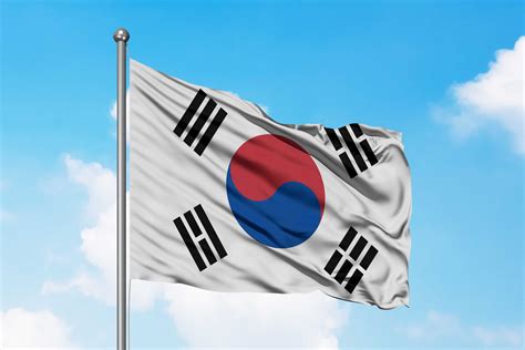 Bendera Korea Selatan | Bendera, Produk, Korea selatan