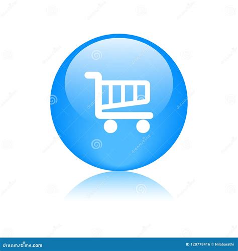 Add To Cart Icon Web Button Stock Illustration - Illustration of glossy ...