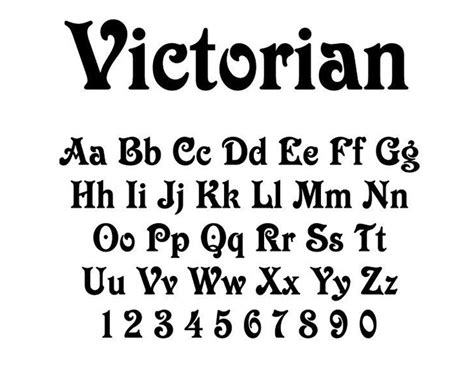 Great looking Victorian fonts that you can use in your designs