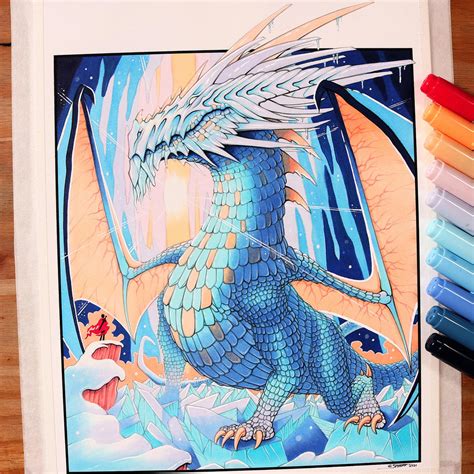 Ice Dragon - Fantasy Art by LethalChris on DeviantArt