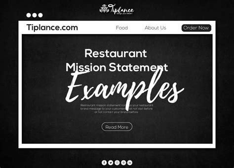 restaurant Mission Statement Examples - Tiplance