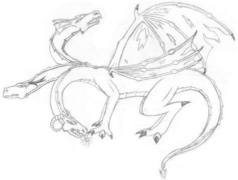 Three Headed Dragon by yunalee on DeviantArt