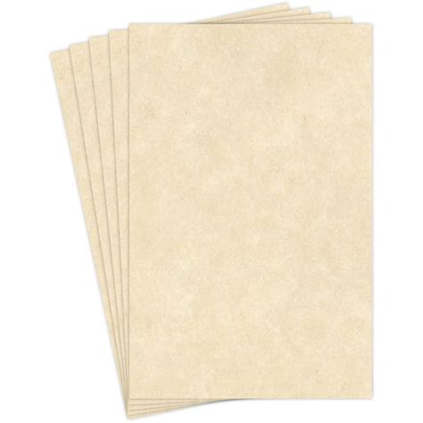 Natural Stationery Parchment Paper | 24 Lb Bond / 60 lb Text / 90 GSM ...