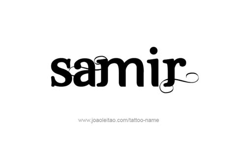 Samir Name Tattoo Designs | Name tattoo designs, Name tattoo, Name tattoos