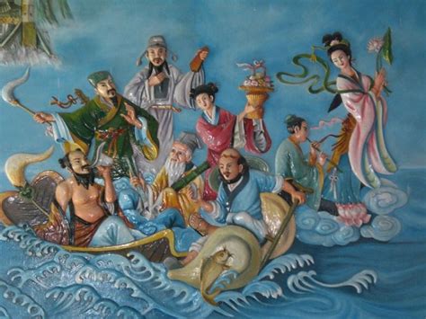 The Eight Immortals of the Taoist Pantheon of Gods