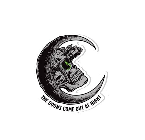 Goons Come Out At Night Sticker – Savage Tacticians