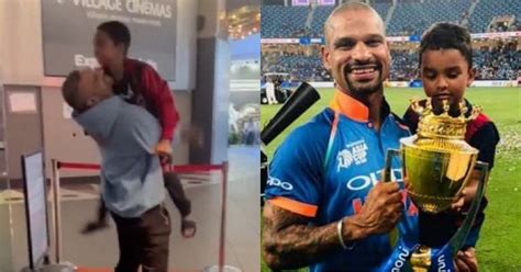 Watch: Shikhar Dhawan meets son Zoravar after 2 years