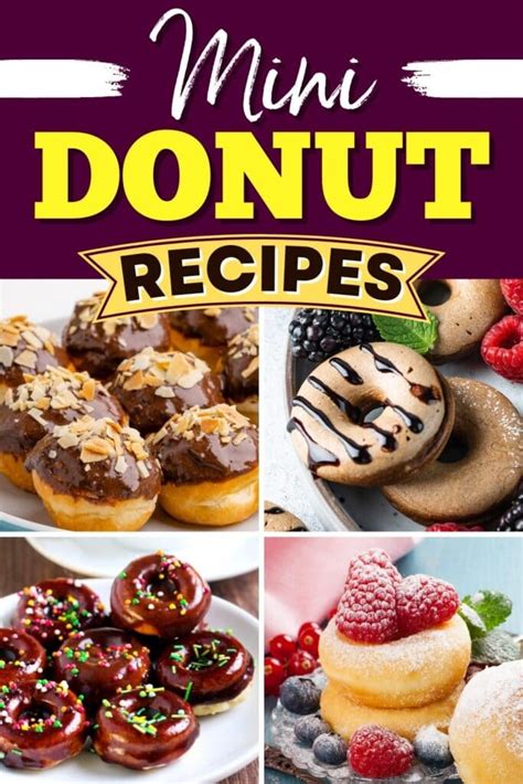 18 Fun Mini Donut Recipes the Kids Will Love - Insanely Good