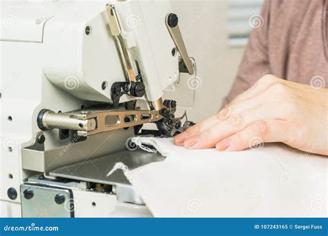 Sewing, Sewing on the Sewing Machine, Sewing Accessories Stock Image ...