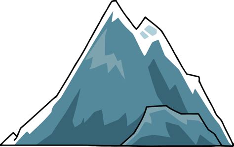 Mountain Clip art - Mountain iceberg cartoon png download - 800*506 ...