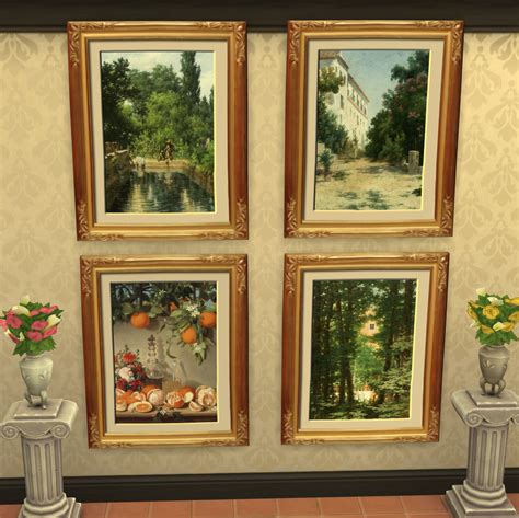 Mod The Sims - 4 Rafael Romero Barros Paintings (Recolour)