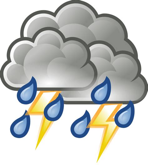 Thunderstorm clipart thunder lightning, Thunderstorm thunder lightning ...