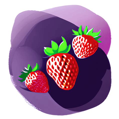 Strawberry Digital Graphic · Creative Fabrica