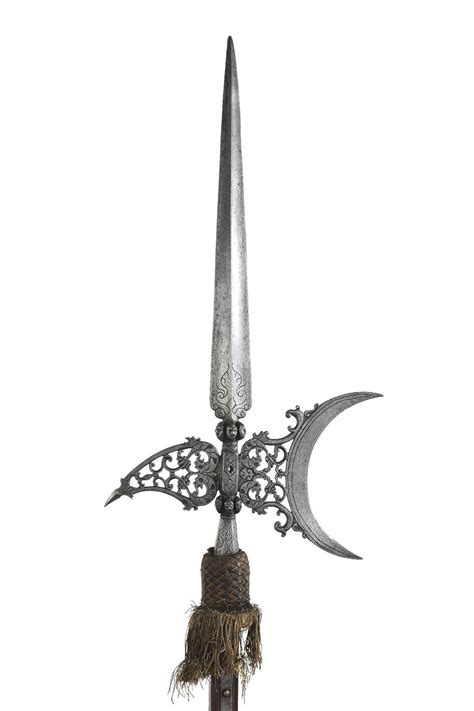 A NETHERLANDISH PARADE HALBERD, circa 1590-1600 Swords And Daggers, Knives And Swords, Viking ...