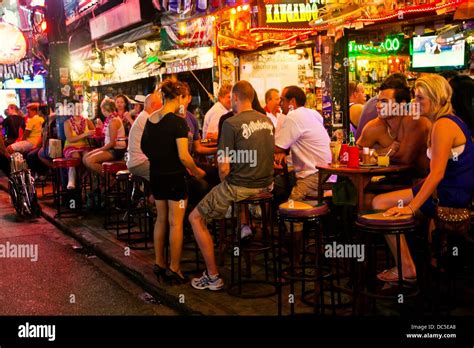 Nightlife Blanga Street Patong Phuket Thailand Stock Photo, Royalty ...