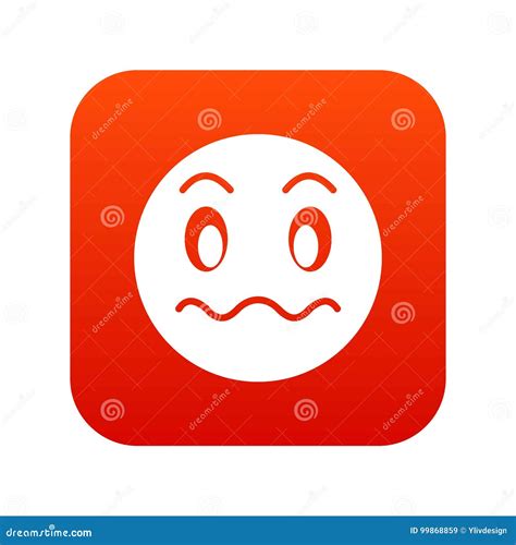 Suspicious Emoticon. Distrustful Smiley. Wary Emoji. Incredulous Expression. Cartoon Vector ...