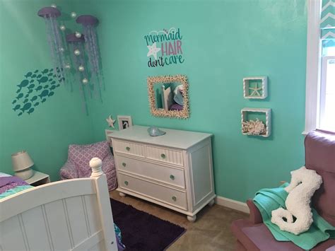 Mermaid Bedroom | Bedroom themes, Mermaid theme bedroom, Girl bedroom designs