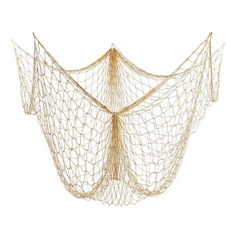 Natural Fishing Net Decorations, Nautical Wall Decor for Birthday Party ...