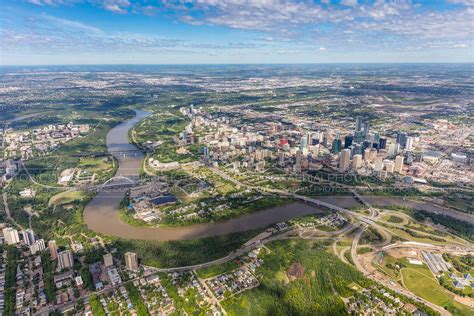 Aerial Photo | Downtown Edmonton, Alberta