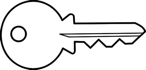 Key Clipart Outline