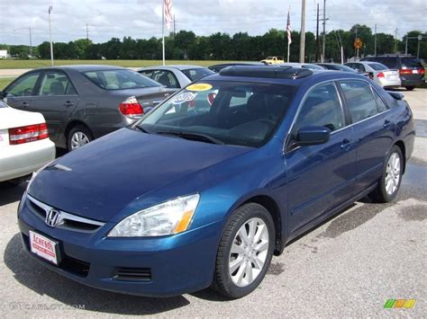 2006 Sapphire Blue Pearl Honda Accord EX-L V6 Sedan #14988613 ...