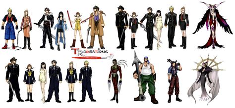 Final Fantasy VIII Character Artworks (Nomura) by zelu1984 on DeviantArt