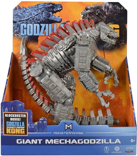 Buy Monsterverse Godzilla vs Kong Giant Mechagodzilla, XL 11" Inches ...