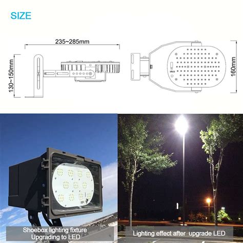 Parking Lot LED Retrofit 120W 5000K 15,600Lm with DLC ETL Listed AC90-277V - Okay LED Light