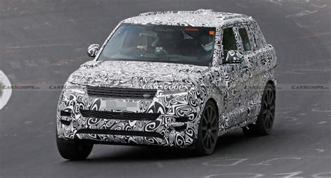 2023 Range Rover Sport SVR Shows More Of Its Face During Nurburgring ...