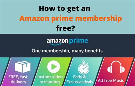 How to get an Amazon Prime membership free?