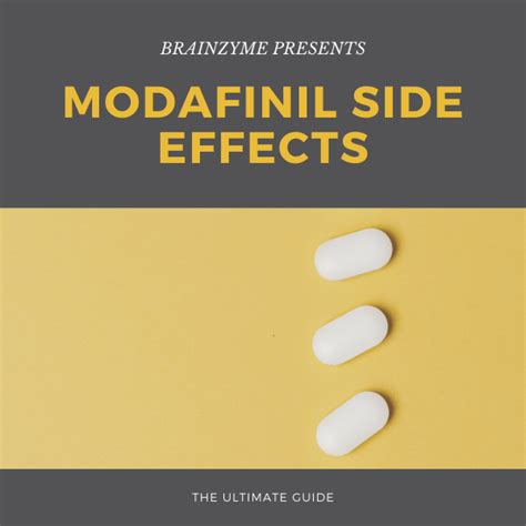 Modafinil Side Effects: A Complete 2021 Guide – Brainzyme