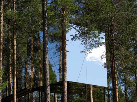 Treehotel in Sweden: The Mirrorcube - Treehouse map