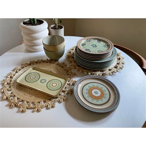 Denby Dinnerware Set - 17 Pieces | Chairish