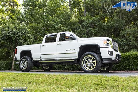 White GMC Denali HD Truck 1 — Dreamworks Motorsports