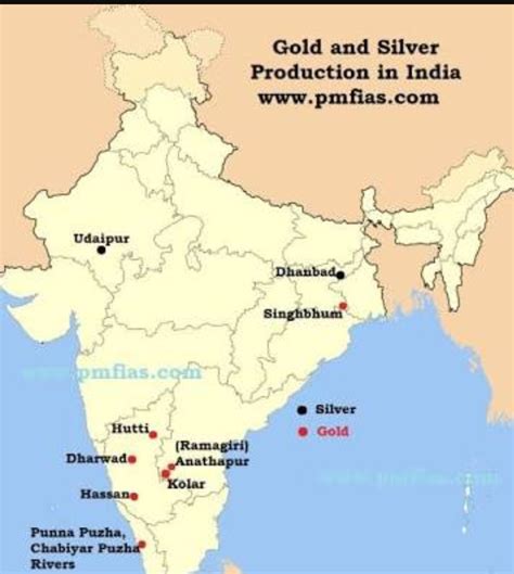 Find out the location of gold mines in india in map - Brainly.in