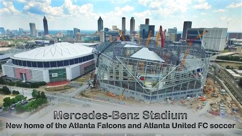 Mercedes Benz Stadium - New home of the Atlanta Falcons and Atlanta ...