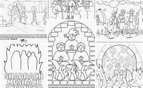 The Fiery Furnace - Coloring Page - SundaySchoolist