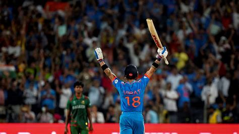 In Photos: ICC World Cup 2023 – Virat Kohli’s Ton Highlight in India’s Win Over Bangladesh