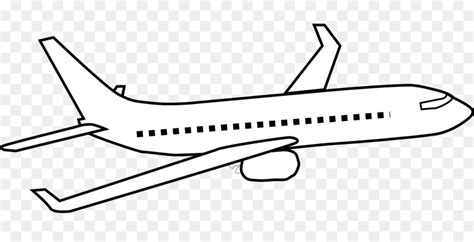 Clipart Plane Black And White