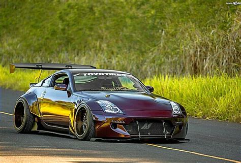 Nissan 350Z by Rocket Bunny | Nissan 350z, Wide body kits, Nissan