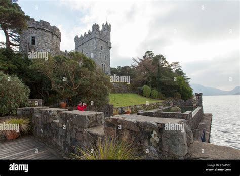 Glenveagh Castle at Glenveagh National Park, Co. Donegal, Ireland Stock ...