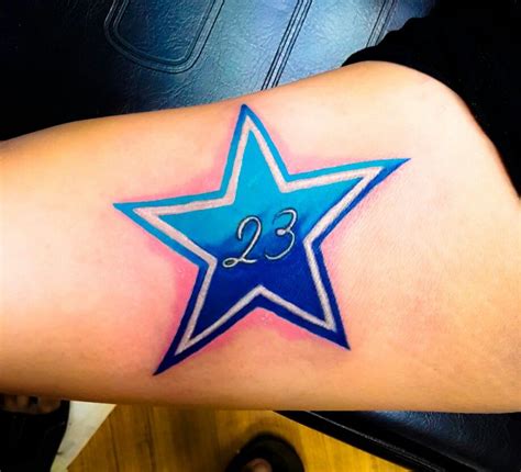 Dallas cowboy star tattoo Mister Placaso | Dallas cowboys tattoo, Dallas cowboys star, Cowboy ...