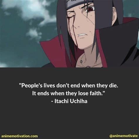 The Greatest List Of Itachi Uchiha Quotes With A Purpose